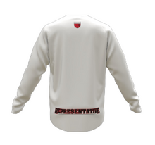 Load image into Gallery viewer, SNSSA Rep Cotton T-Shirt Long Sleeve - White
