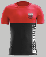 Load image into Gallery viewer, SNSSA Training Shirt Short Sleeve - Red and Black
